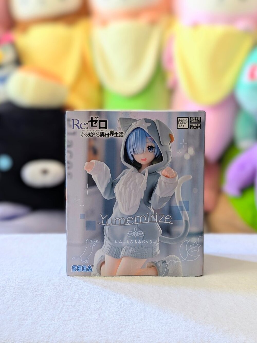 SEGA Yumemirize Re:Zero Starting Life in Another World Rem Figure (Mofumofu Pack